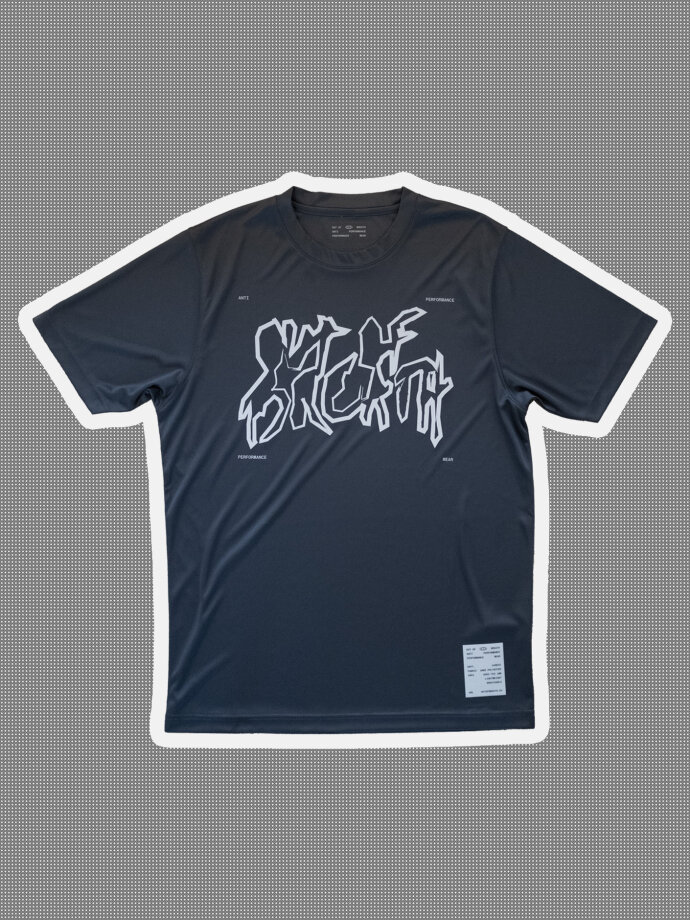 Out of Breath - Cardio.01 Stroke Logo Grey