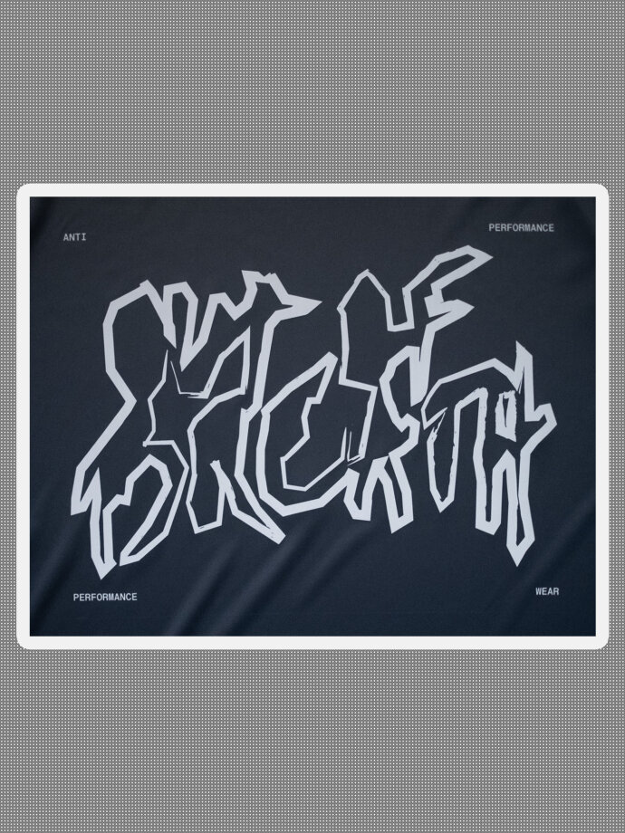 Out of Breath - Cardio.01 Stroke Logo Grey