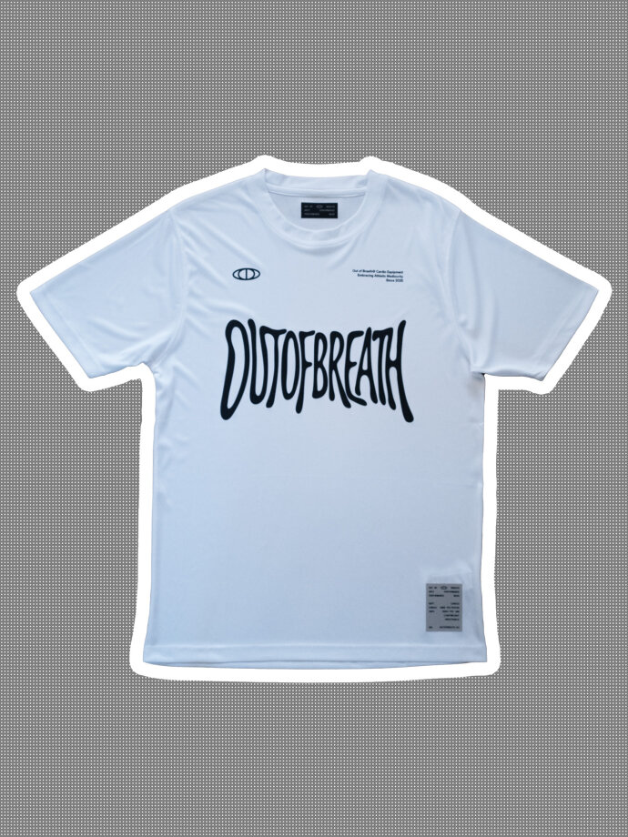 Out of Breath - Cardio.01 Liquid Logo White