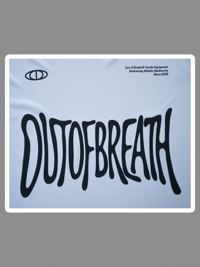 Out of Breath - Cardio.01 Liquid Logo White